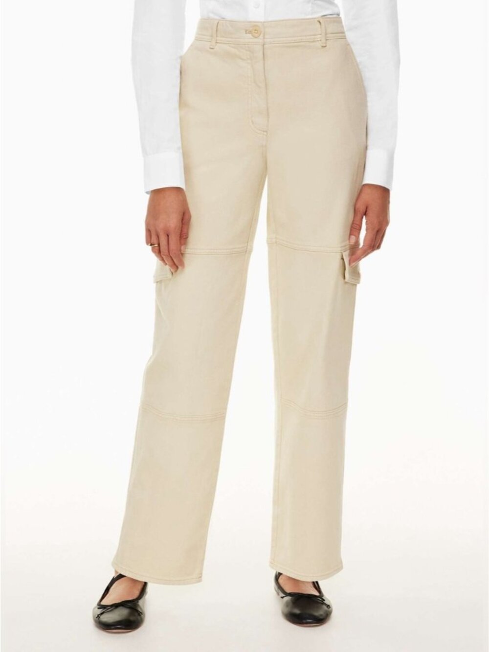 Aritzia Wilfred Free Size 0 Maeve Cargo Pant Birch